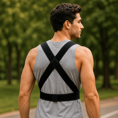 Posture Support Brace — Adjustable Back & Shoulder Corrector for Women and Men